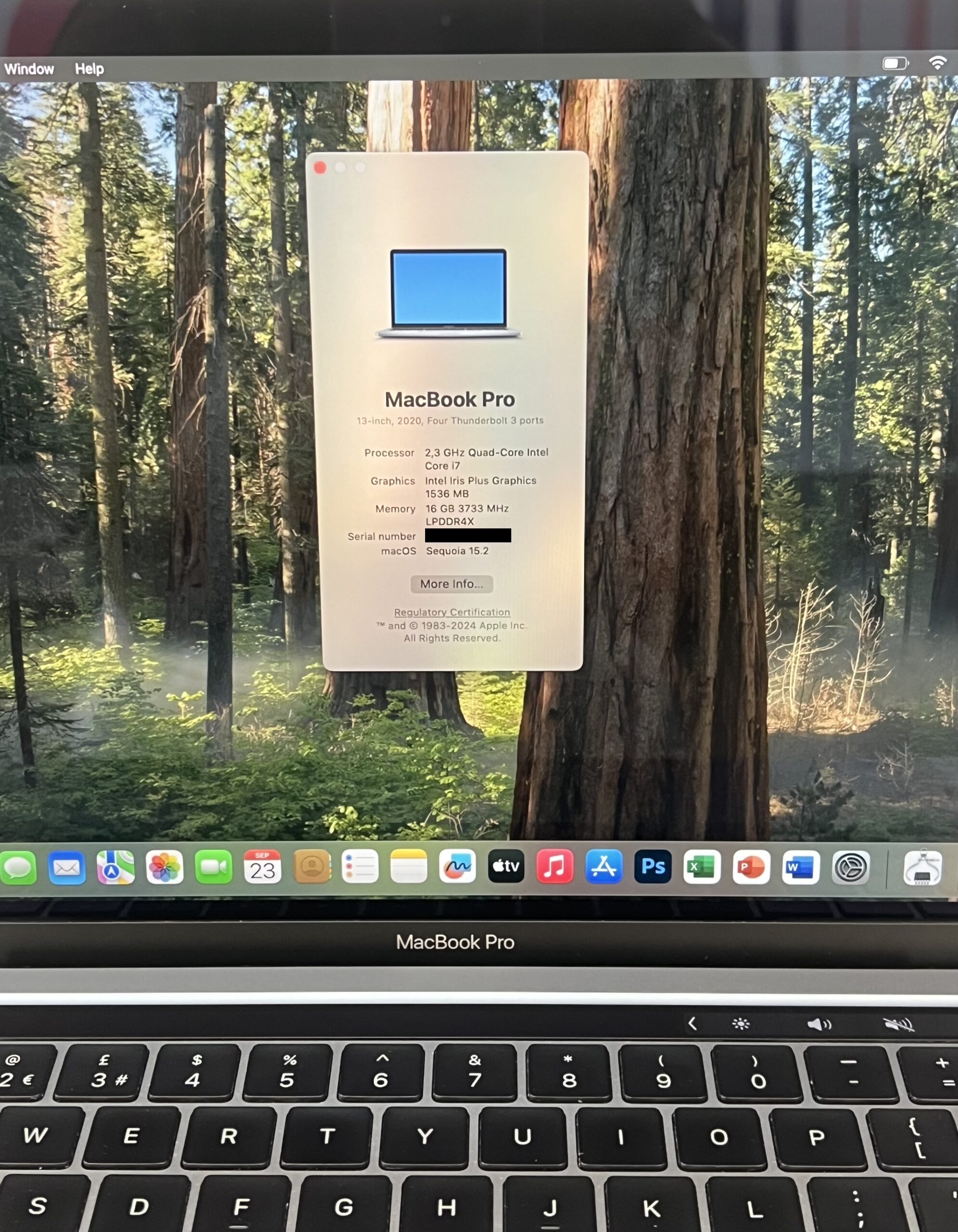 MacBook Pro 13", 2.3Ghz i7, 16GB, 512GB - Image 2